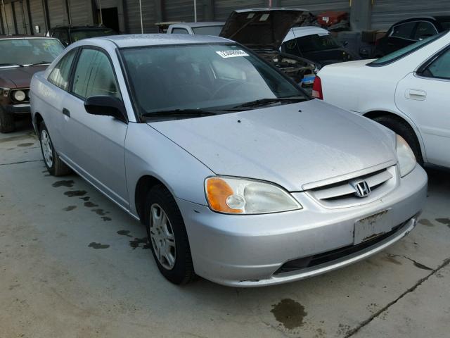 1HGEM21292L021079 - 2002 HONDA CIVIC DX SILVER photo 1