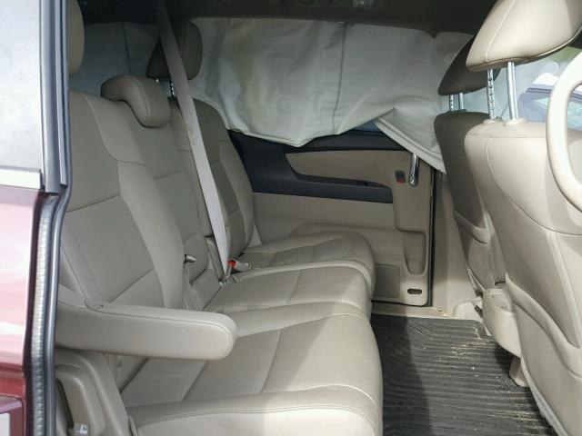 5FNRL5H61FB032762 - 2015 HONDA ODYSSEY EX ბურგუნდია ფოტო 6