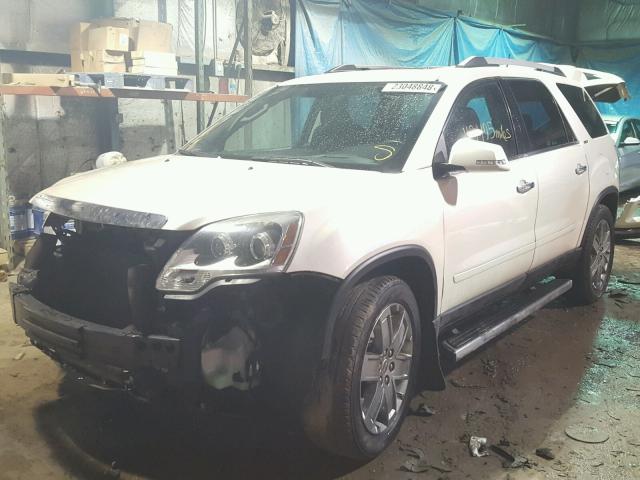 1GKLVNED7AJ209940 - 2010 GMC ACADIA SLT თეთრი ფოტო 2