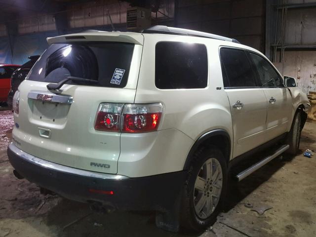 1GKLVNED7AJ209940 - 2010 GMC ACADIA SLT თეთრი ფოტო 4