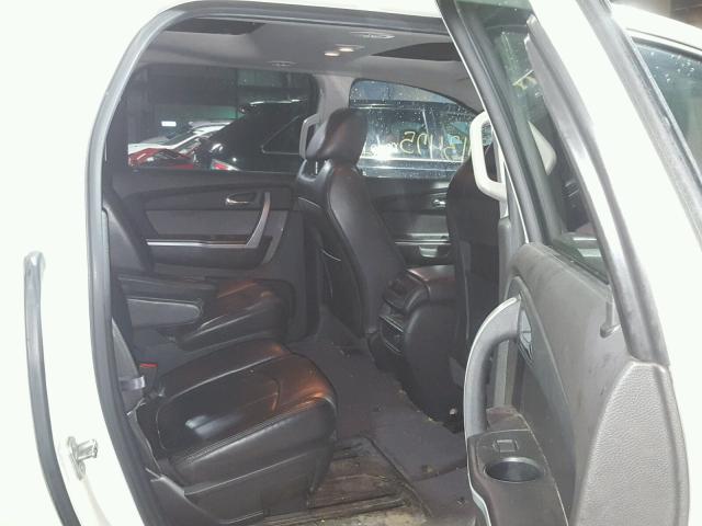 1GKLVNED7AJ209940 - 2010 GMC ACADIA SLT თეთრი ფოტო 6