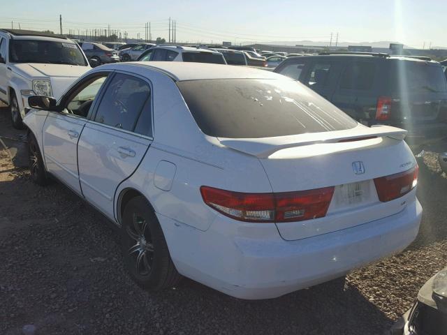 3HGCM56303G702675 - 2003 HONDA ACCORD LX WHITE photo 3