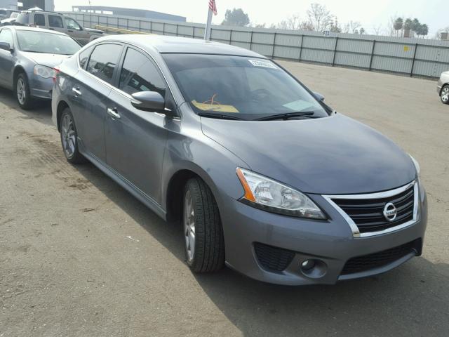 3N1AB7AP8FY372982 - 2015 NISSAN SENTRA S CHARCOAL photo 1