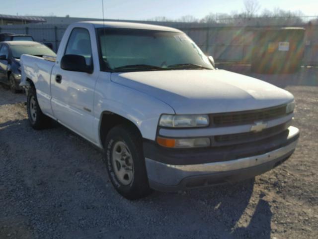 1GCEC14W21Z144549 - 2001 CHEVROLET SILVERADO WHITE photo 1