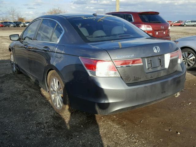 1HGCP2F81CA076148 - 2012 HONDA ACCORD EXL GRAY photo 3