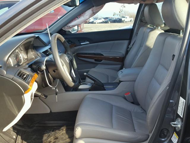 1HGCP2F81CA076148 - 2012 HONDA ACCORD EXL GRAY photo 5