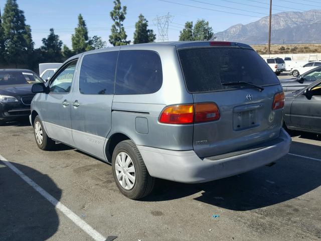 4T3ZF19C5YU280854 - 2000 TOYOTA SIENNA CE GRAY photo 3