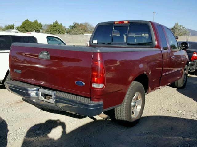 1FTZX1726XKA86963 - 1999 FORD F150 MAROON photo 4