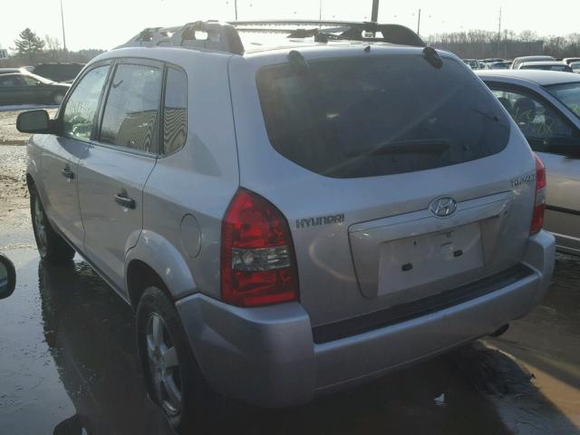 KM8JM12B65U184711 - 2005 HYUNDAI TUCSON GL WHITE photo 3