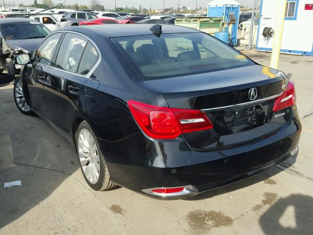 JH4KC1F97EC003283 - 2014 ACURA RLX ADVANC BLACK photo 3