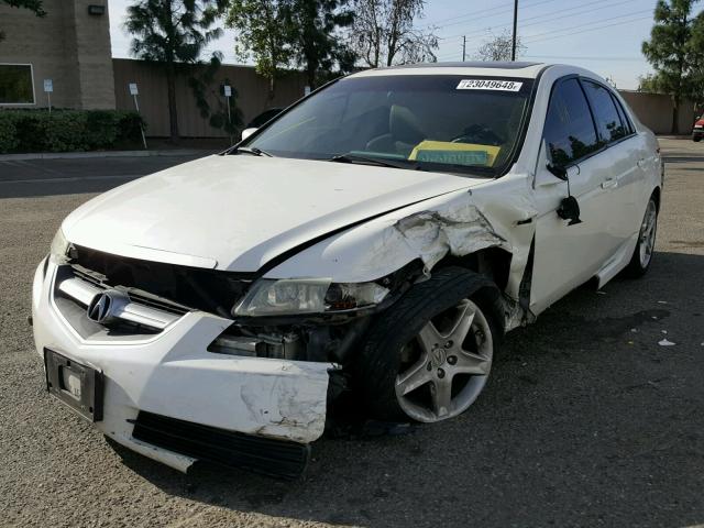 19UUA66246A008701 - 2006 ACURA 3.2TL WHITE photo 2