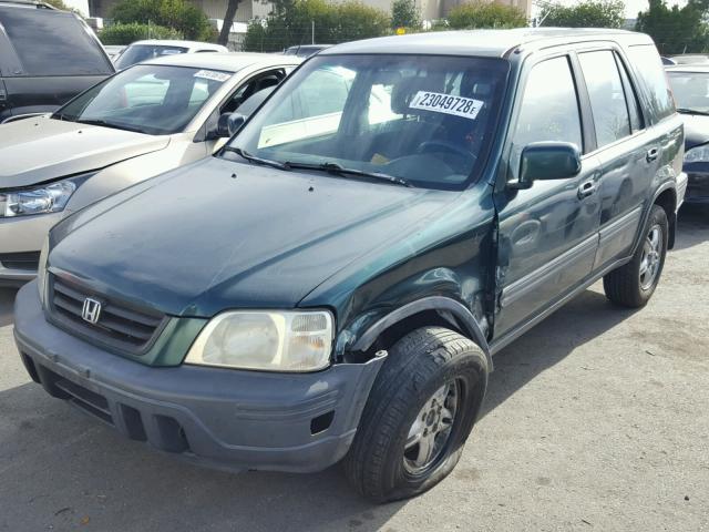 JHLRD1862XC034138 - 1999 HONDA CR-V EX GREEN photo 2