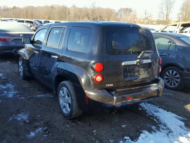 3GNDA13DX6S504244 - 2006 CHEVROLET HHR LS BLACK photo 3