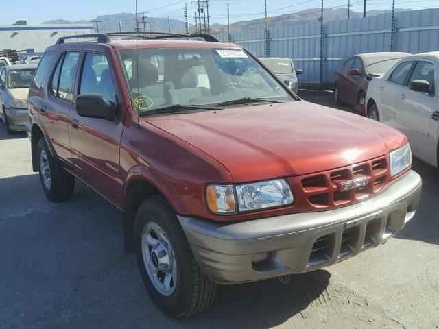 4S2CK58D414346434 - 2001 ISUZU RODEO S RED photo 1