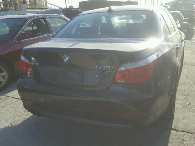 WBANW53589CT34620 - 2009 BMW 550 I BLACK photo 4