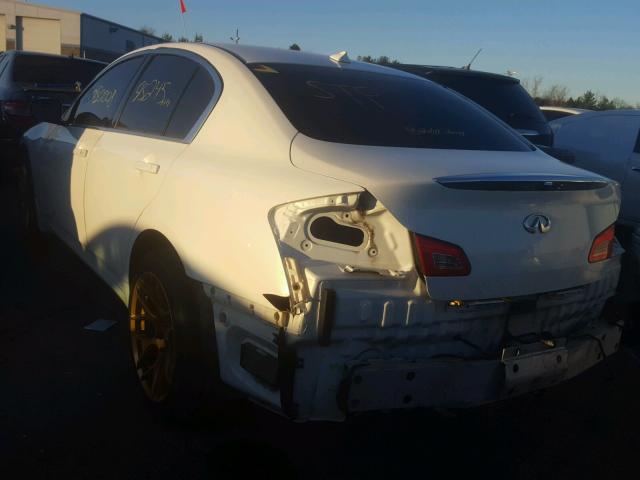 JN1CV6AR5BM353444 - 2011 INFINITI G37 WHITE photo 3