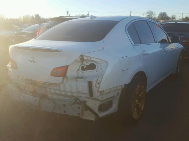 JN1CV6AR5BM353444 - 2011 INFINITI G37 WHITE photo 4