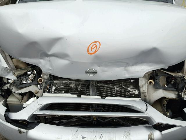 4N2ZN16T62D819331 - 2002 NISSAN QUEST SE SILVER photo 7