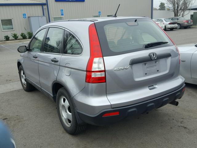 JHLRE38368C040539 - 2008 HONDA CR-V LX SILVER photo 3