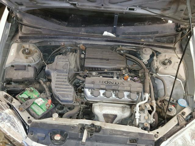 2HGES16182H596903 - 2002 HONDA CIVIC DX SILVER photo 7