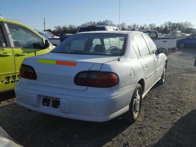 1G1ND52T7X6201814 - 1999 CHEVROLET MALIBU WHITE photo 4