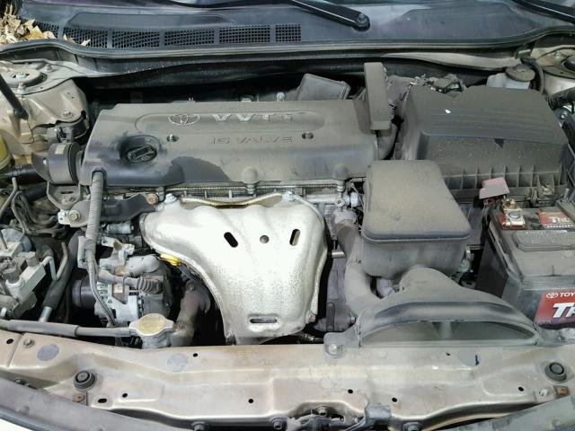 4T1BE46K29U845279 - 2009 TOYOTA CAMRY BASE GOLD photo 7