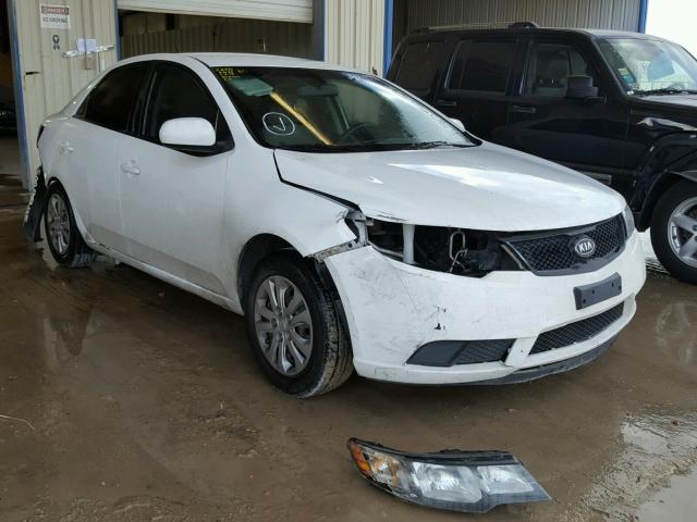 KNAFT4A22A5072490 - 2010 KIA FORTE LX WHITE photo 1