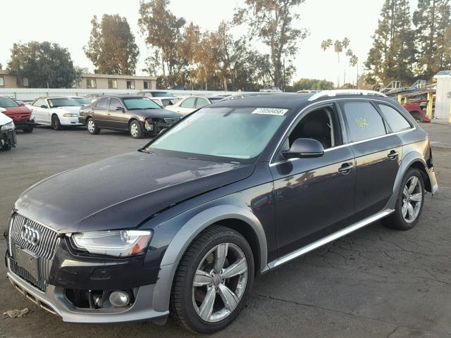 WA1UFAFL5EA157011 - 2014 AUDI A4 ALLROAD BLACK photo 2