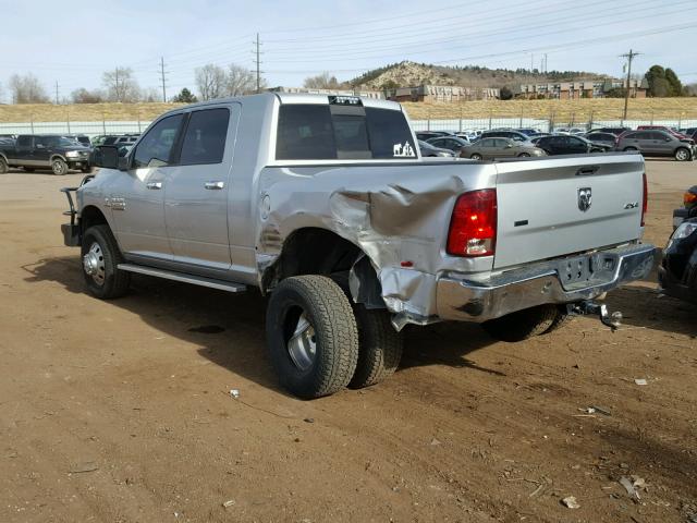 3C63RRLL3EG117837 - 2014 RAM 3500 SLT SILVER photo 3