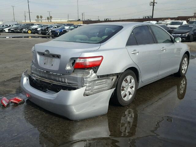 JTNBE46K573083441 - 2007 TOYOTA CAMRY NEW SILVER photo 4