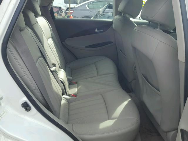 JNKAJ09F18M356145 - 2008 INFINITI EX35 BASE WHITE photo 6