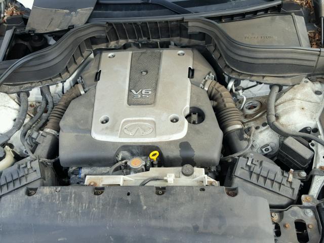 JNKAJ09F18M356145 - 2008 INFINITI EX35 BASE WHITE photo 7