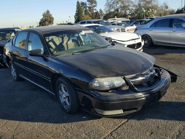 2G1WH52K949422836 - 2004 CHEVROLET IMPALA LS BLACK photo 1