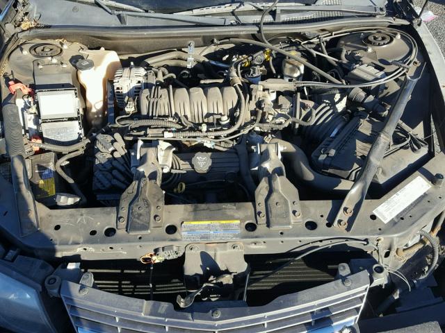 2G1WH52K949422836 - 2004 CHEVROLET IMPALA LS BLACK photo 7