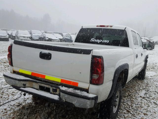 1GCHK23U76F131567 - 2006 CHEVROLET SILVERADO WHITE photo 4