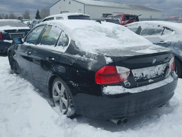 WBAVB33556KS39062 - 2006 BMW 330 I BLACK photo 3