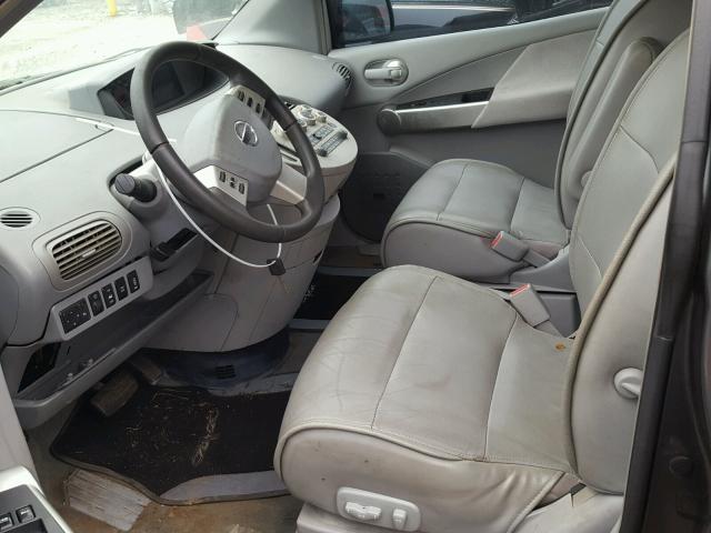 5N1BV28U45N139082 - 2005 NISSAN QUEST S GRAY photo 5