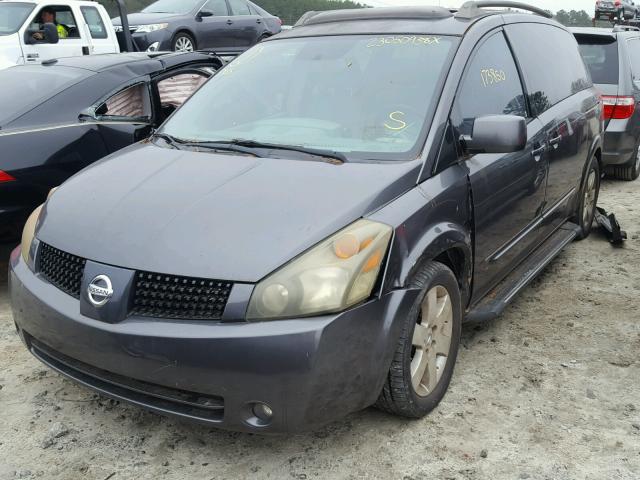 5N1BV28U45N139082 - 2005 NISSAN QUEST S GRAY photo 9