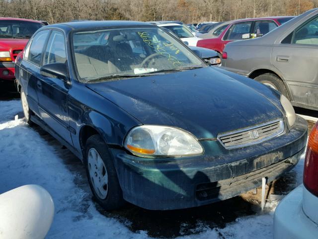 1HGEJ6675VL036090 - 1997 HONDA CIVIC LX GREEN photo 1