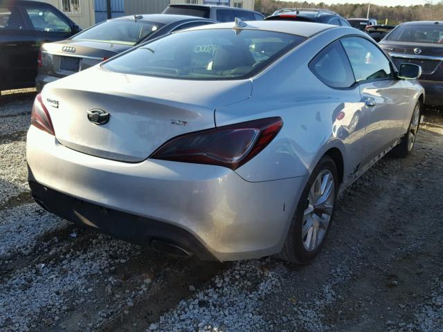 KMHHT6KD8EU121514 - 2014 HYUNDAI GENESIS CO SILVER photo 4