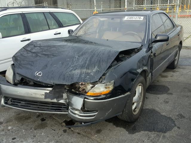 JT8BF12G0T0138177 - 1996 LEXUS ES 300 BLACK photo 2