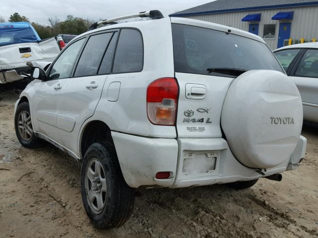 JTEGH20VX30098887 - 2003 TOYOTA RAV4 WHITE photo 3