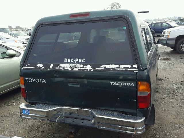 4TANL42N3XZ457061 - 1999 TOYOTA TACOMA GREEN photo 6