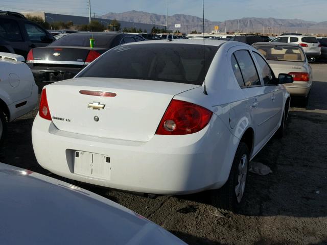 1G1AK58F287309081 - 2008 CHEVROLET COBALT LS WHITE photo 4