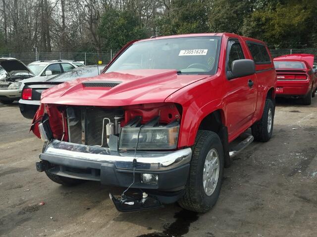 1GCDT249188208818 - 2008 CHEVROLET COLORADO L RED photo 2