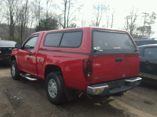 1GCDT249188208818 - 2008 CHEVROLET COLORADO L RED photo 3