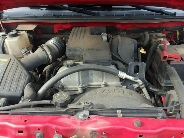 1GCDT249188208818 - 2008 CHEVROLET COLORADO L RED photo 7
