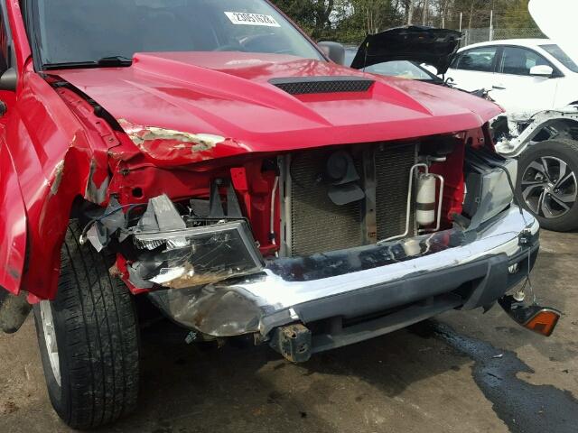 1GCDT249188208818 - 2008 CHEVROLET COLORADO L RED photo 9