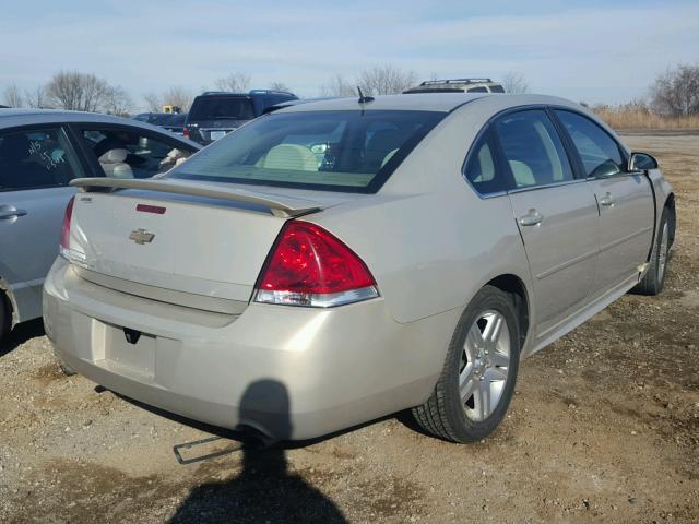 2G1WG5E39C1300918 - 2012 CHEVROLET IMPALA LT BEIGE photo 4