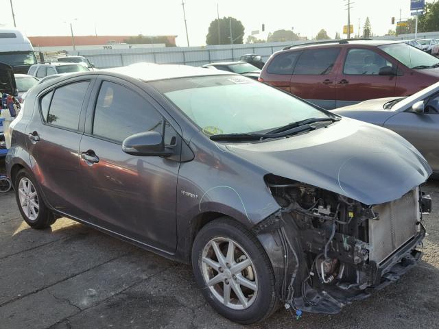 JTDKDTB39D1045556 - 2013 TOYOTA PRIUS C CHARCOAL photo 1